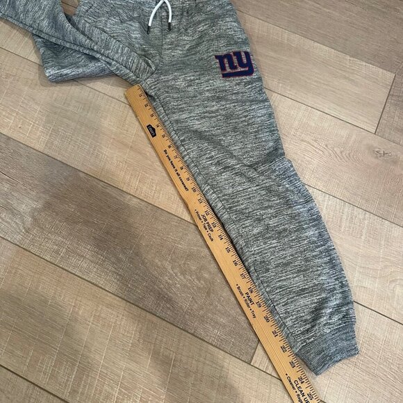 NFL Team Apparel Kids Giants Grey Jogger Sweatpants Size 10-12 - Picture 4 of 10